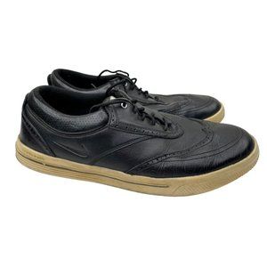 Nike Men's Lunarlon Black Leather Spikeless Golf Shoes Size 11 (533092-001)